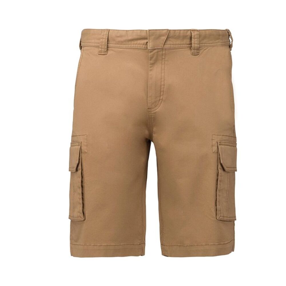 Kariban Adults Unisex Multi-Pocket Shorts / Camel